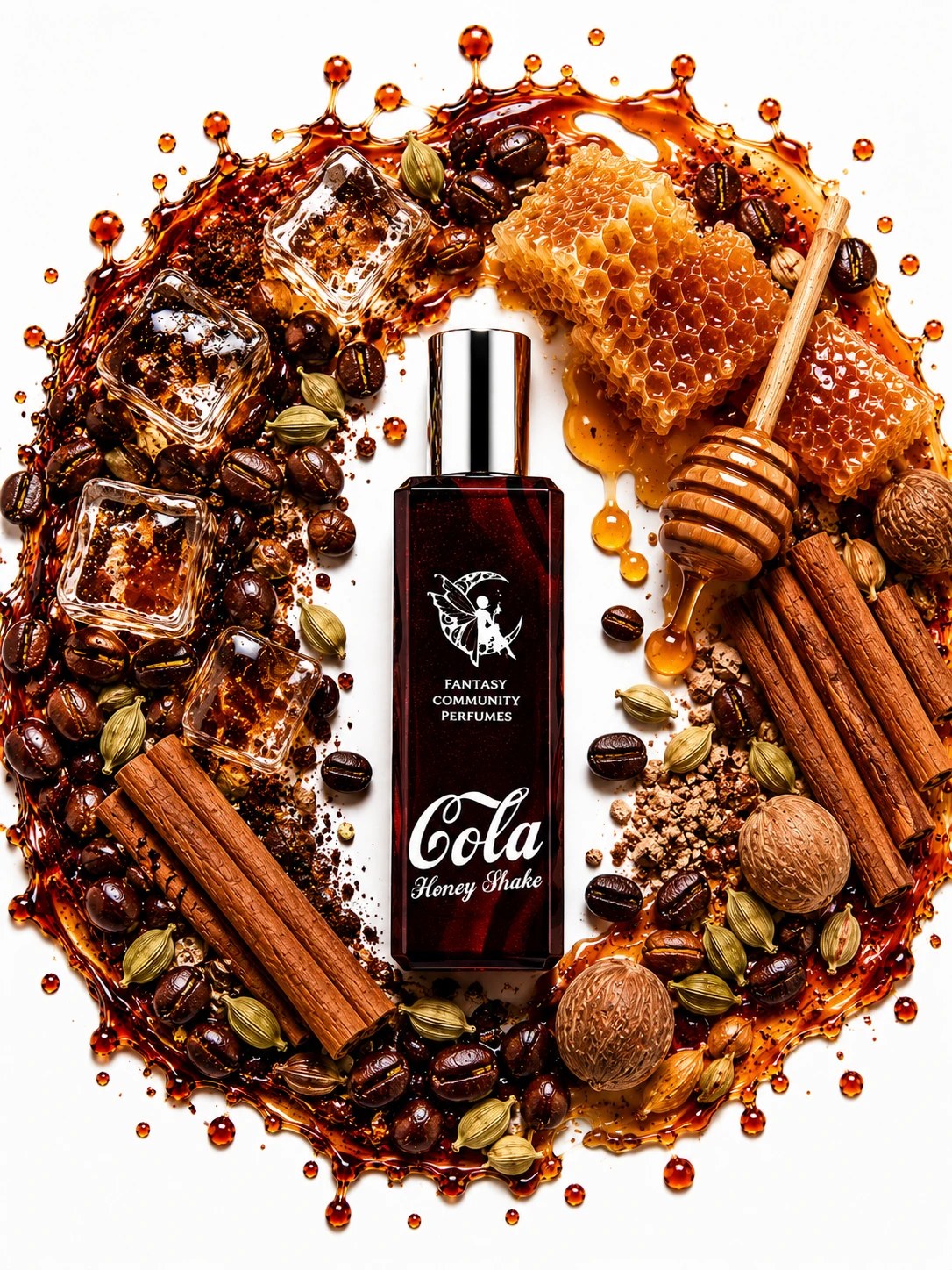 Cola Honey Shake Extrait de Parfum - spiced cola, honey, cinnamon and a coffee base by FC Perfumes